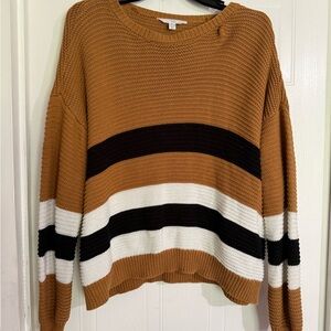 Striped Brown and Black Sweater